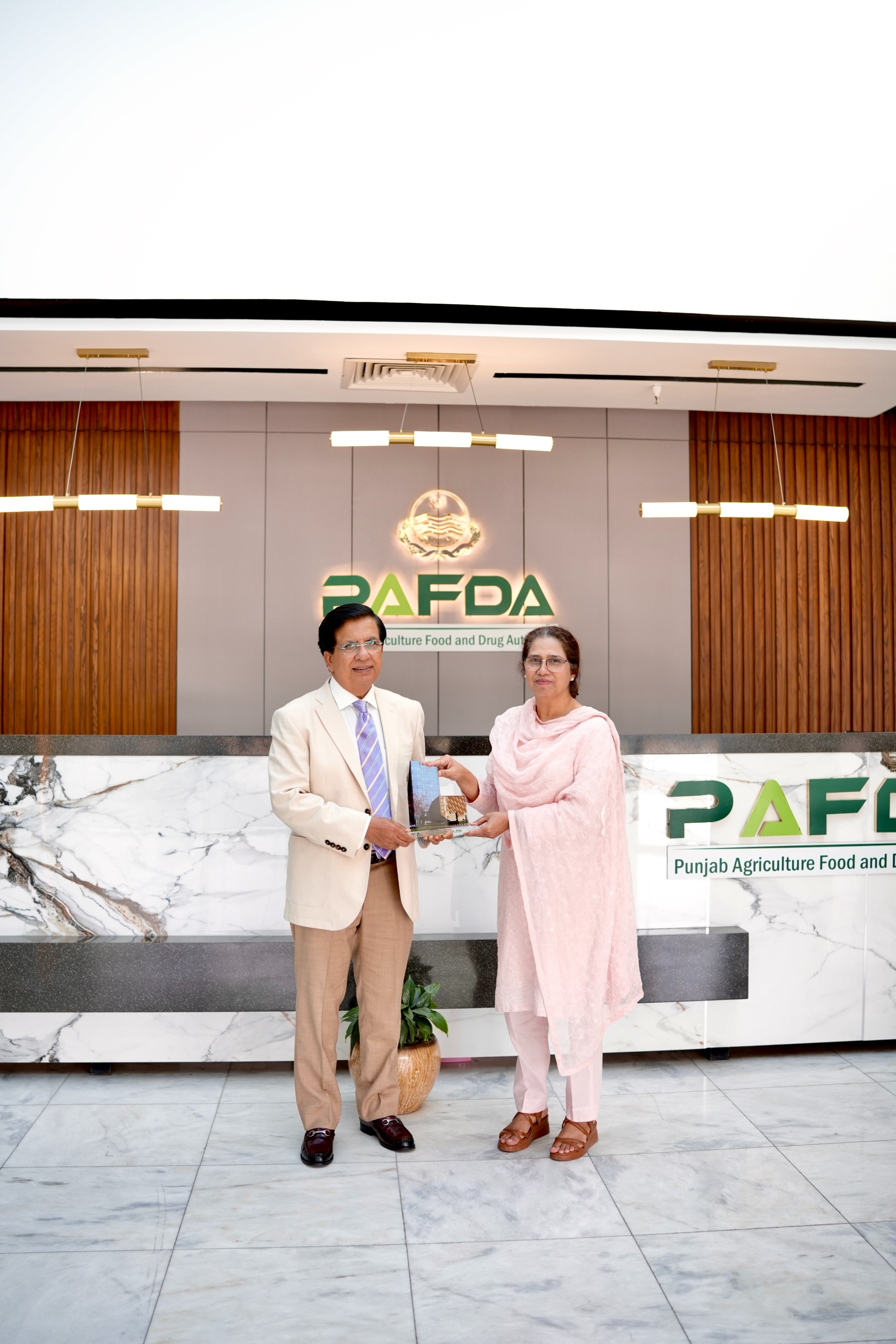 Dr. Bushra Mirza VC Fatima Jinnah Women University Visits PAFDA 